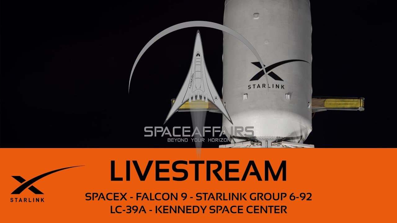 GO! - SpaceX - Falcon 9 - Starlink 6-92 - LC-39A - Kennedy Space Center - Space Affairs Live
