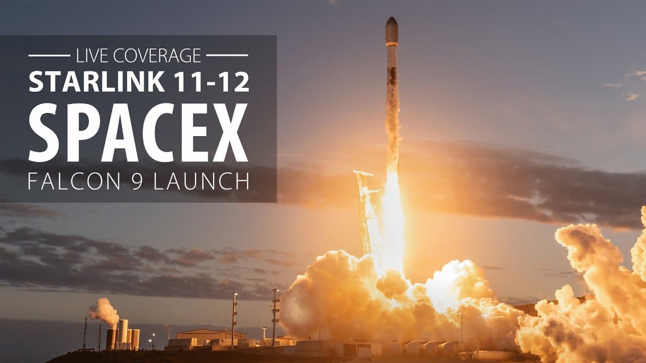 Watch Live: Falcon 9 rocket launches 28 satellites for SpaceX's Starlink network from California