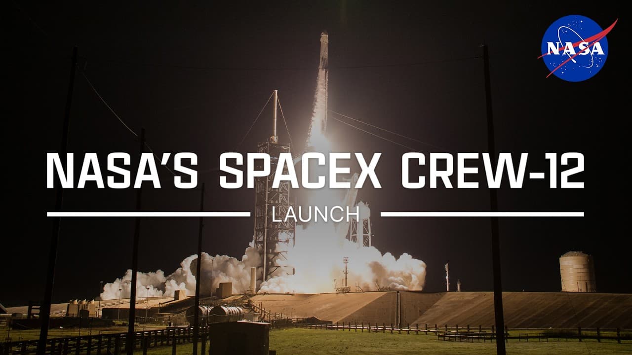 NASA's SpaceX Crew-12 Launch