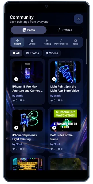 LightPaint Android: Community