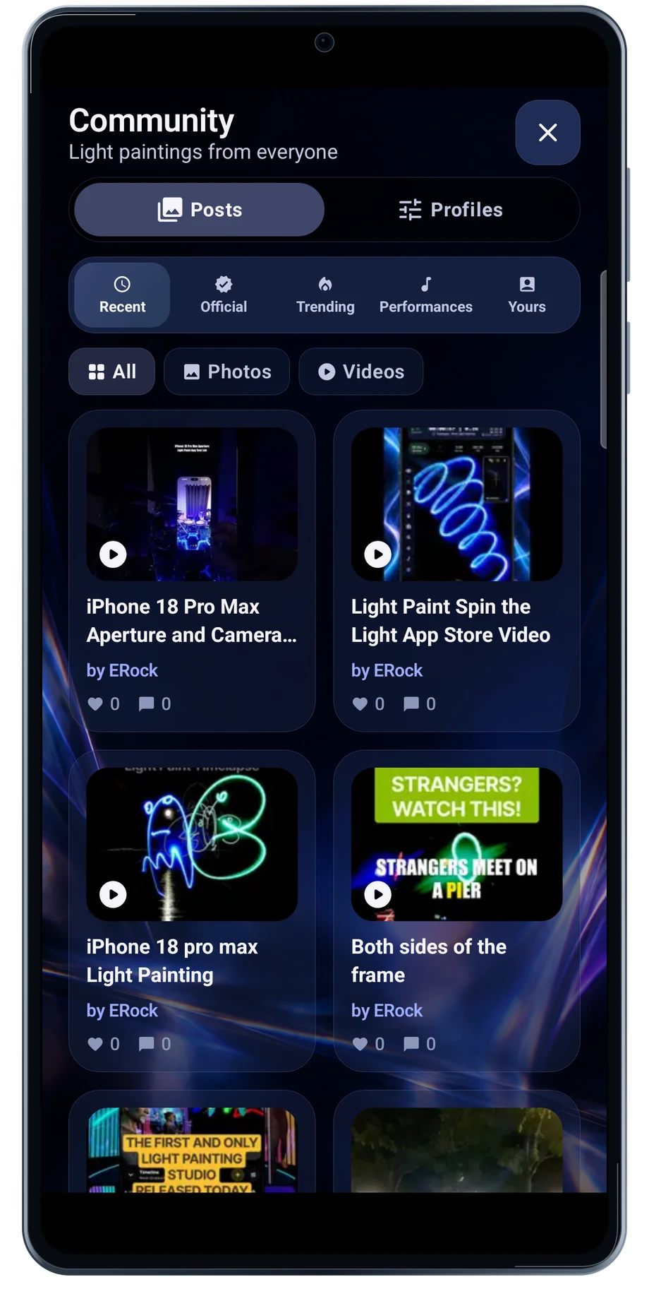 LightPaint Android: Community