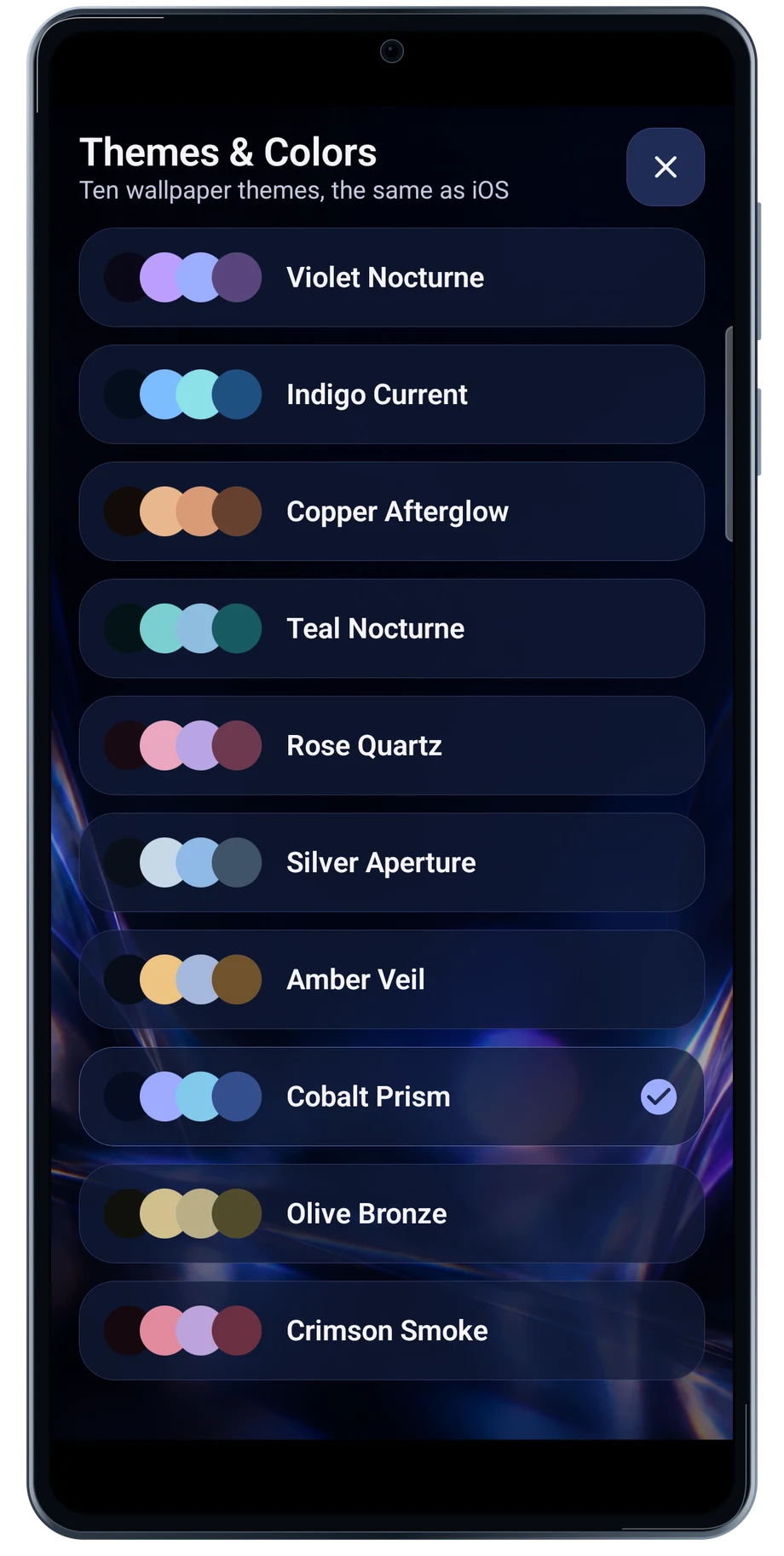 LightPaint Android: Theme colors