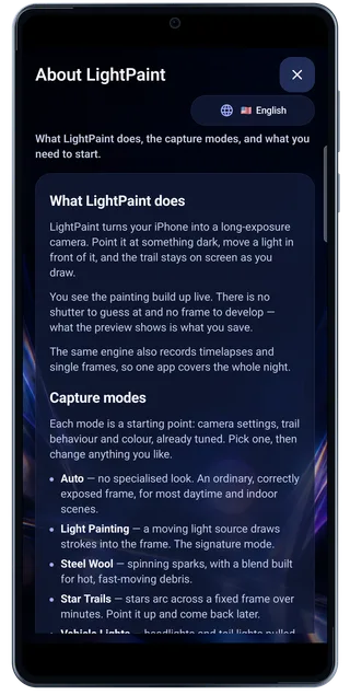 LightPaint Android: About