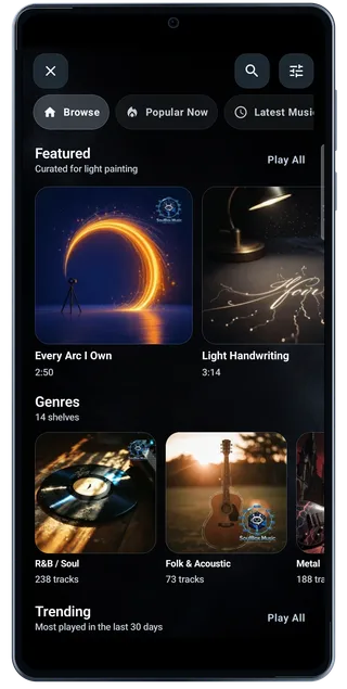TimeLapsed Android: Music