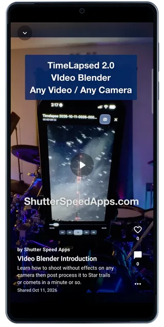 TimeLapsed Android: Community post