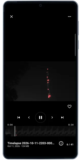 TimeLapsed Android: Media viewer