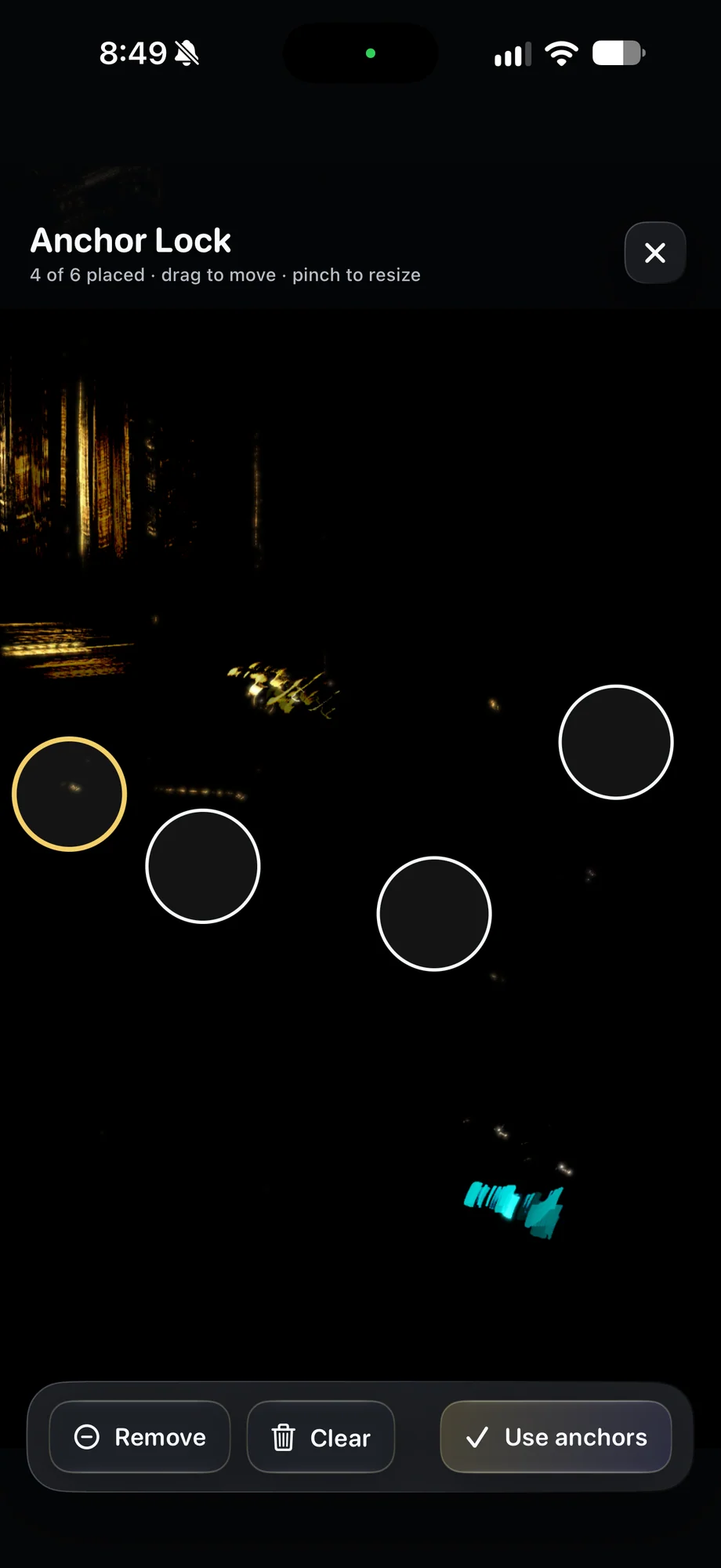 TimeLapsed Review and apply the selected anchors