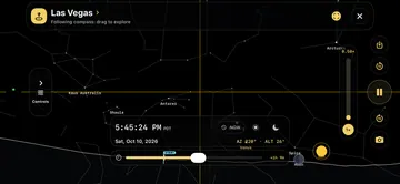 TimeLapsed Sky Planner in landscape