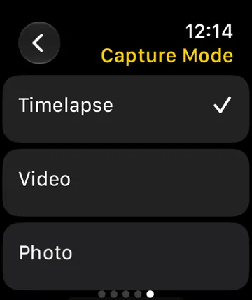 TimeLapsed Choose timelapse, video or photo